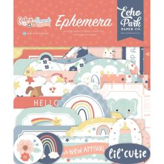 Echo Park Baby on Board Girl Ephemera Die Cut Cardstock Pieces BOG414024