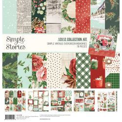 Simple Stories Simple Vintage Evergreen Memories 12"x12" Collection Kit 27800