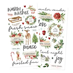 Simple Stories Simple Vintage Evergreen Memories Foam Stickers 27830