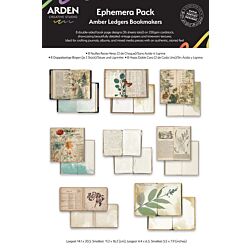 Arden Creative Studio Amber Ledgers Bookmakers Ephemera Pack ACSEP0018