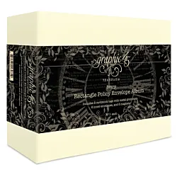 Graphic 45 Ivory Rectangle Policy Envelope Album Ivory 4503317